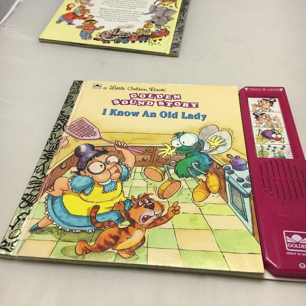 The Monster At The End Of This Book Grover I Know An Old Lady Golden Sound Story